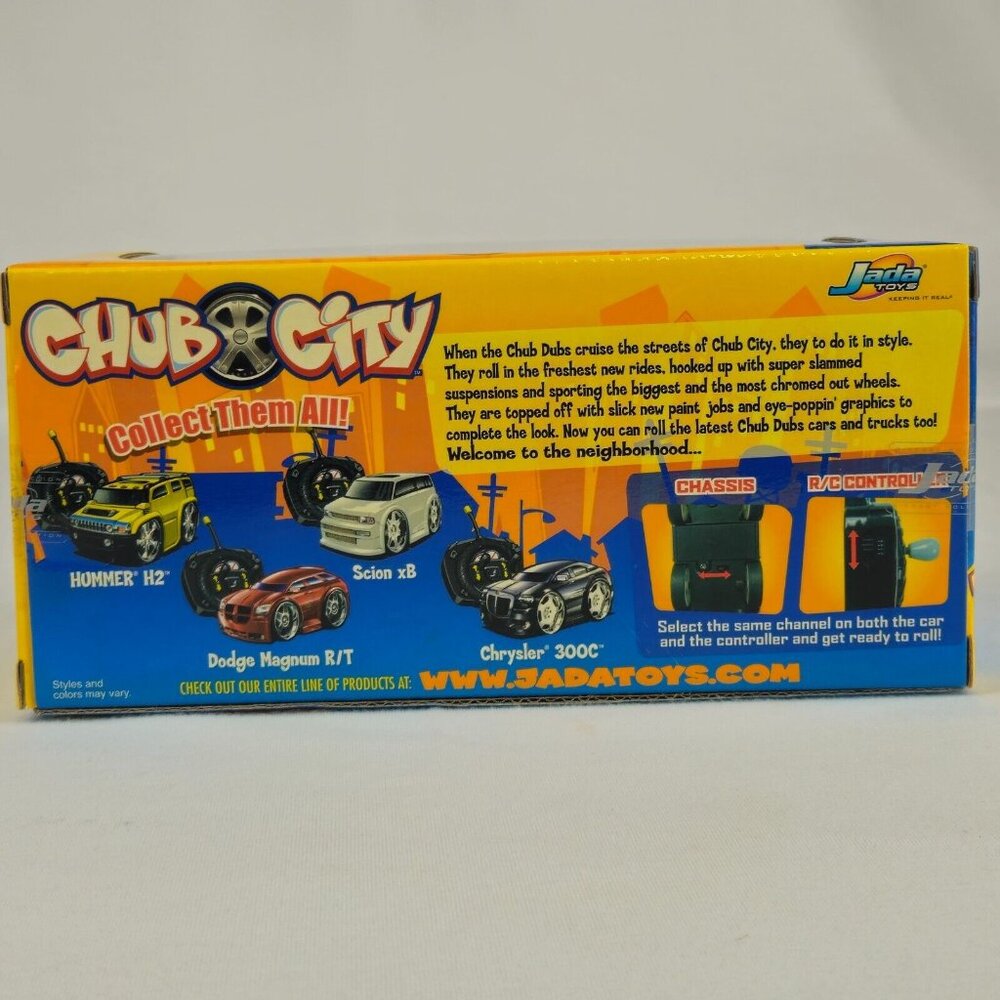 Chub City - RC Radio Control Car / Hummer H2 - Yellow by Jada Toys -90398 (K202) - Picture 9 of 11